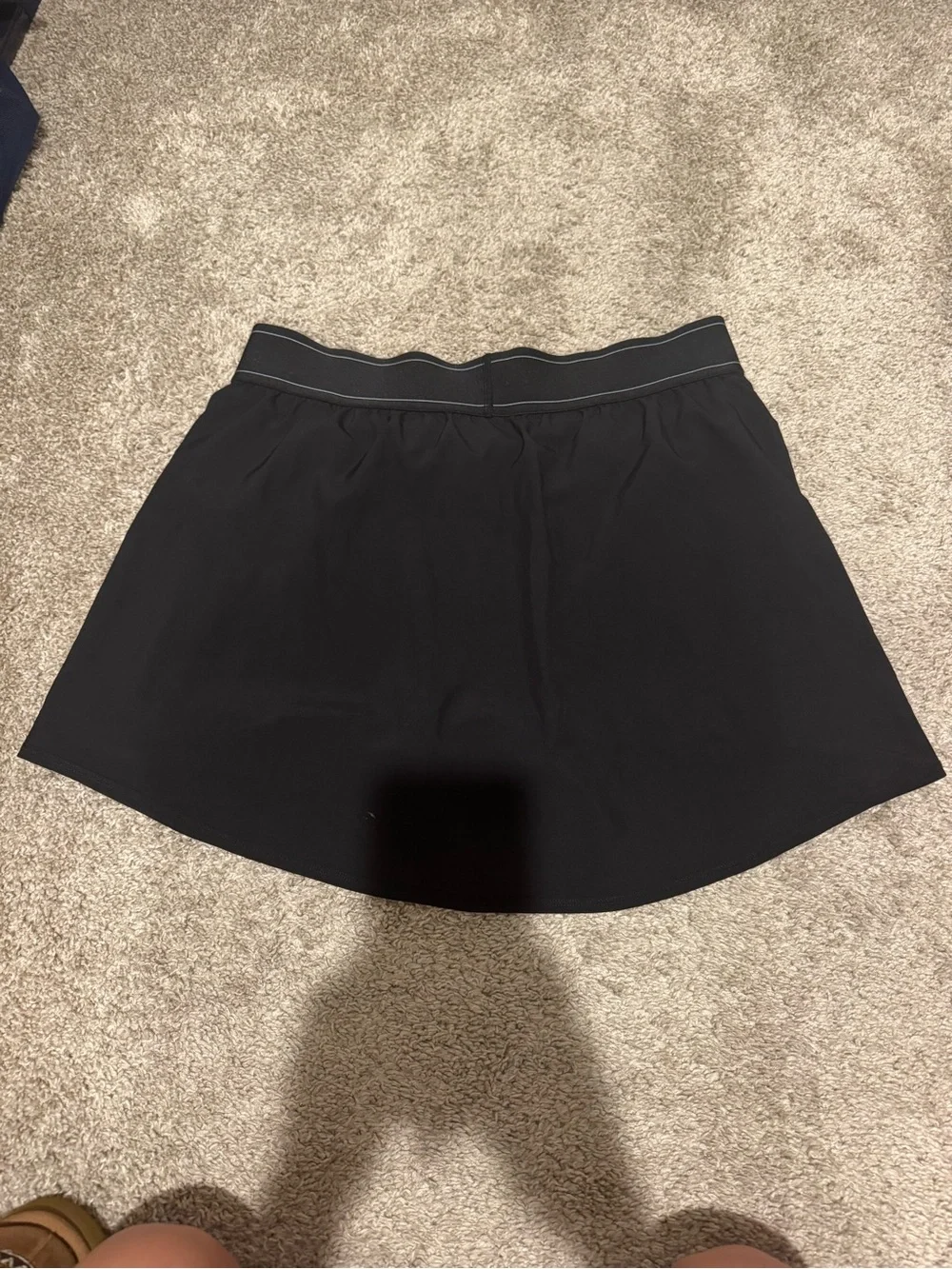 ALO Yoga Black Match Point Skirt